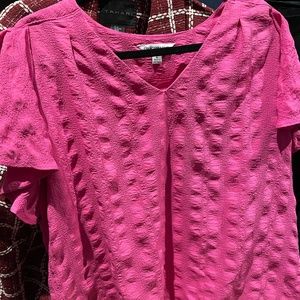 On Wednesdays, We Wear Pink! 
Hot Pink Blouse XL